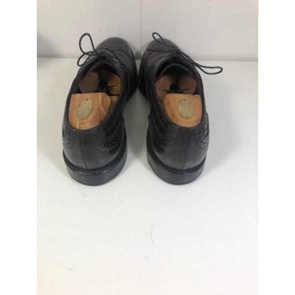 Allen Edmonds Leather Mcallister Wingtip Oxford Dress Shoes Merlot Mens US 12 D
